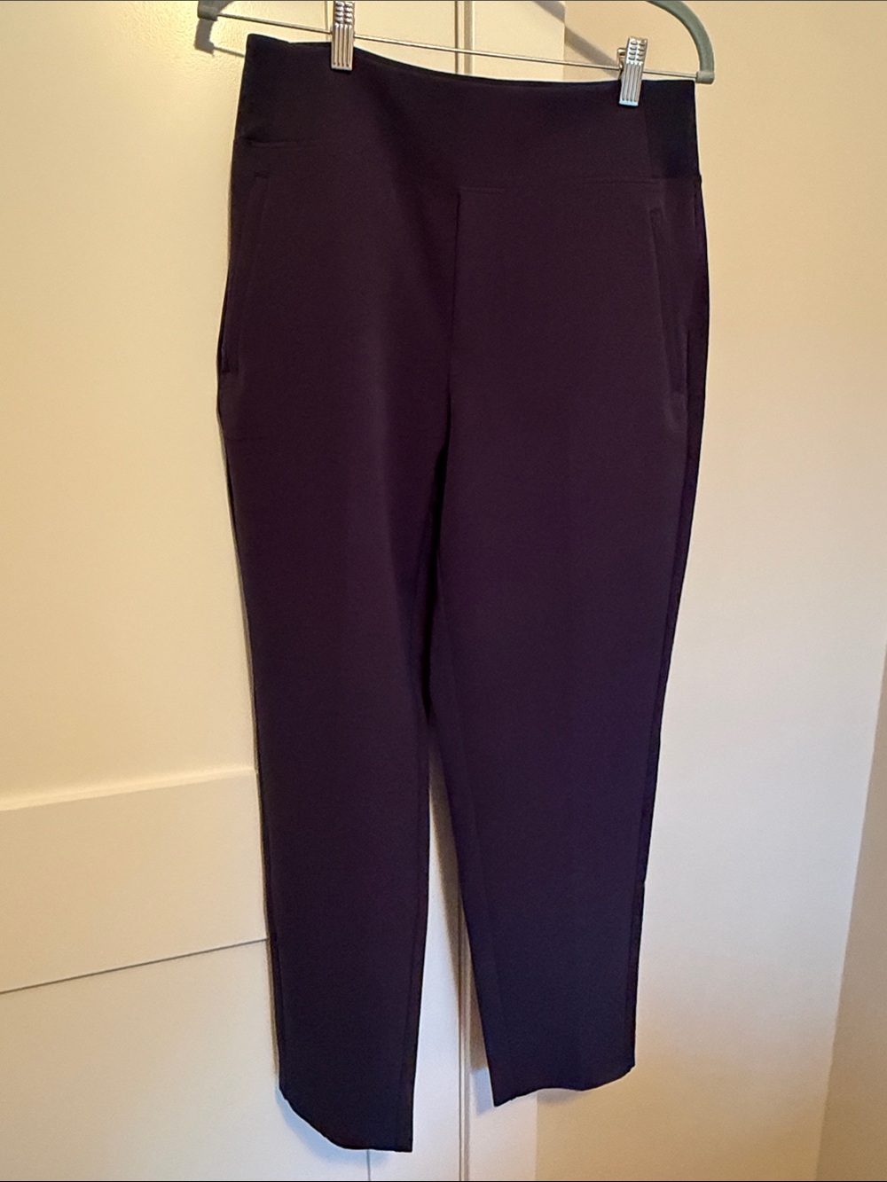 Athleta Pull-On Straight Leg Pants - Navy